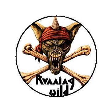 RUNNING WILD: Logo (jelvény, 2,5 cm)