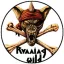 RUNNING WILD: Logo (jelvény, 2,5 cm)