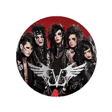 BLACK VEIL BRIDES: Band Winged Logo (jelvény, 2,5 cm)