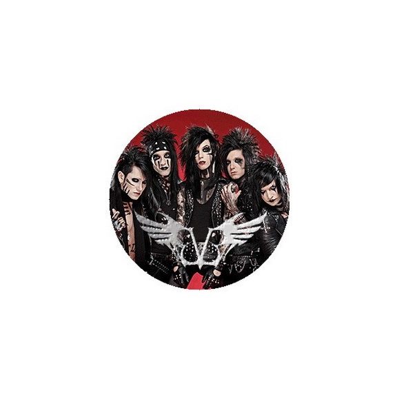 BLACK VEIL BRIDES: Band Winged Logo (jelvény, 2,5 cm) BLACK VEIL BRIDES: Band Winged Logo (jelvény, 2,5 cm)