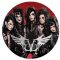 BLACK VEIL BRIDES: Band Winged Logo (jelvény, 2,5 cm)