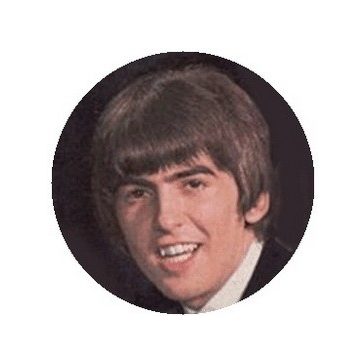BEATLES: George (1964) (jelvény, 2,5 cm)
