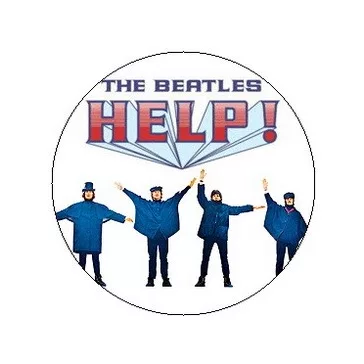 BEATLES: Help! (jelvény, 2,5 cm)