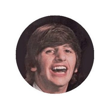 BEATLES: Ringo (1964) (jelvény, 2,5 cm)
