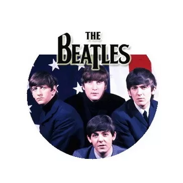 BEATLES: USA 1964 (jelvény, 2,5 cm)
