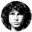 JIM MORRISON: Portrait (jelvény, 2,5 cm)