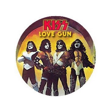 KISS: Love Gun (jelvény, 2,5 cm)