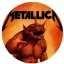 METALLICA: Jump In The Fire (jelvény, 2,5 cm)