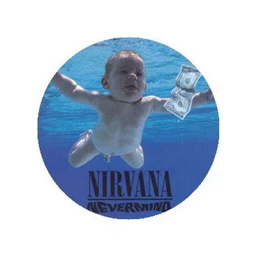 NIRVANA: Nevermind (jelvény, 2,5 cm)