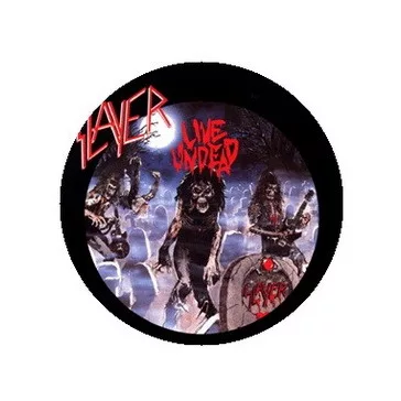 SLAYER: Live Undead (jelvény, 2,5 cm)
