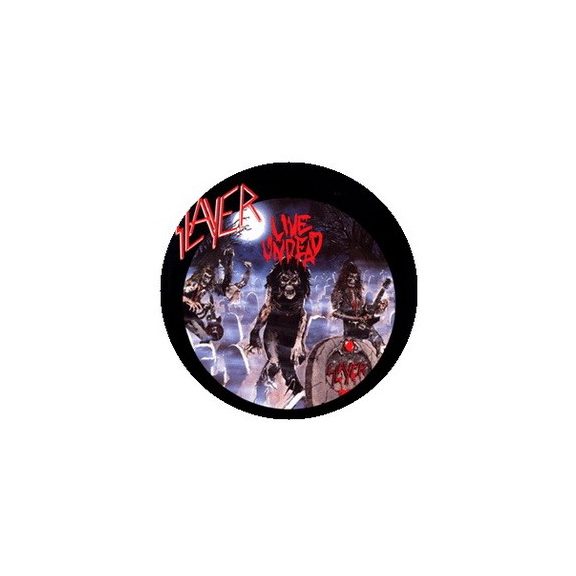 SLAYER: Live Undead (jelvény, 2,5 cm) SLAYER: Live Undead (jelvény, 2,5 cm)