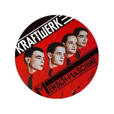 KRAFTWERK: Die Mensch-Machine (jelvény, 2,5 cm)