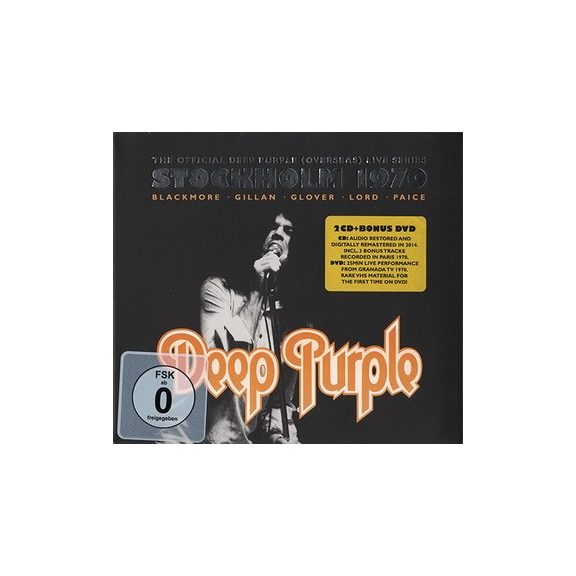 DEEP PURPLE: Stockholm 1970 (2CD+DVD) DEEP PURPLE: Stockholm 1970 (2CD+DVD)
