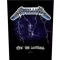 METALLICA: Ride The Lightning (hátfelvarró / backpatch)