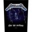 METALLICA: Ride The Lightning (hátfelvarró / backpatch)