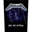 METALLICA: Ride The Lightning (hátfelvarró / backpatch)