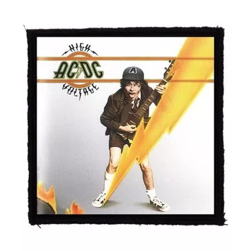 AC/DC: High Voltage (9,5 cm x 9,5 cm) (felvarró)