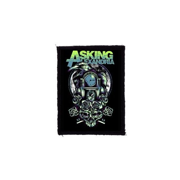 ASKING ALEXANDRIA: Crow Time (7 cm x 9,5 cm) (felvarró) ASKING ALEXANDRIA: Crow Time (7 cm x 9,5 cm) (felvarró)