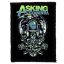 ASKING ALEXANDRIA: Crow Time (7 cm x 9,5 cm) (felvarró)