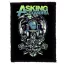 ASKING ALEXANDRIA: Crow Time (7 cm x 9,5 cm) (felvarró)