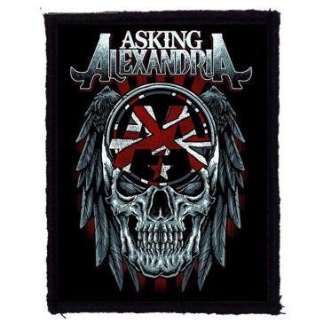 ASKING ALEXANDRIA: Rock (7,5 cm x 9,5 cm) (felvarró)