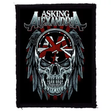 ASKING ALEXANDRIA: Rock (7,5 cm x 9,5 cm) (felvarró)