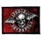 AVENGED SEVENFOLD: Circle Logo (9,5 cm x 7 cm) (felvarró)