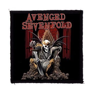   AVENGED SEVENFOLD: Hail To The King (9,5 cm x 9,5 cm) (felvarró)