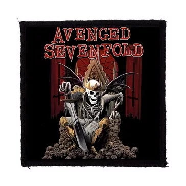   AVENGED SEVENFOLD: Hail To The King (9,5 cm x 9,5 cm) (felvarró)