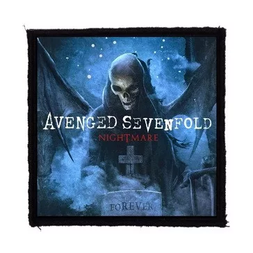 AVENGED SEVENFOLD: Nightmare (9,5 cm x 9,5 cm) (felvarró)