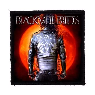 BLACK VEIL BRIDES: Rebel (9,5 cm x 9,5 cm) (felvarró)