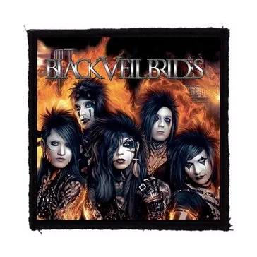   BLACK VEIL BRIDES: Set The World (9,5 cm x 9,5 cm) (felvarró)