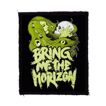 BRING ME THE HORIZON: Green (8 cm x 9,5 cm) (felvarró)