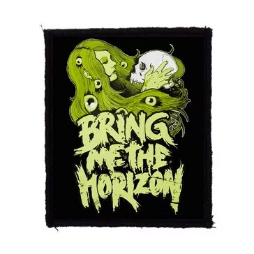 BRING ME THE HORIZON: Green (8 cm x 9,5 cm) (felvarró)
