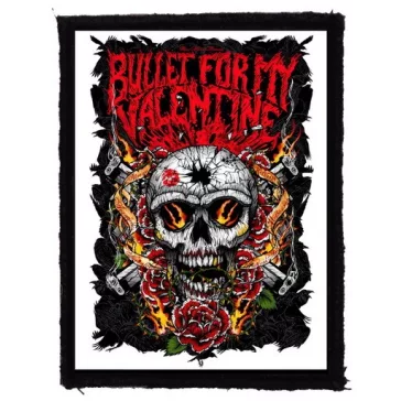   BULLET FOR MY VALENTINE: Skull Roses (7,5 cm x 9,5 cm) (felvarró)