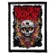 BULLET FOR MY VALENTINE: Skull Roses (7,5 cm x 9,5 cm) (felvarró)