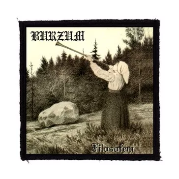 BURZUM: Filosofem (9,5 cm x 9,5 cm) (felvarró)