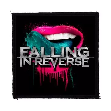 FALLING IN REVERSE: Tongue (9,5 cm x 9,5 cm) (felvarró)