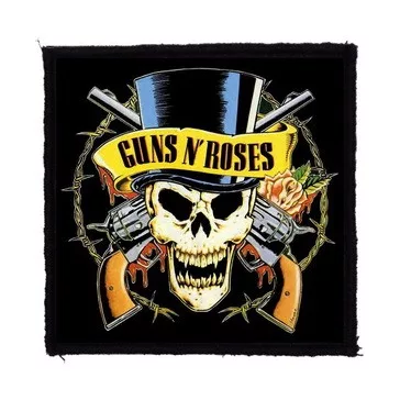 GUNS N' ROSES: Kalapos (9,5 cm x 9,5 cm) (felvarró)