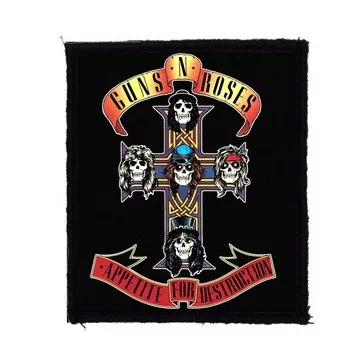   GUNS N' ROSES: Appetite For Destruction (8 cm x 9,5 cm) (felvarró)