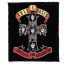 GUNS N' ROSES: Appetite For Destruction (8 cm x 9,5 cm) (felvarró)