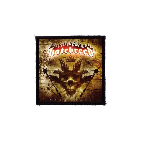 HATEBREED: Supremacy (9,5 cm x 9,5 cm) (felvarró) HATEBREED: Supremacy (9,5 cm x 9,5 cm) (felvarró)