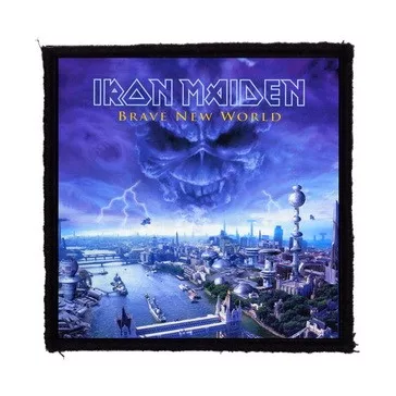 IRON MAIDEN: Brave (9,5 cm x 9,5 cm) (felvarró)