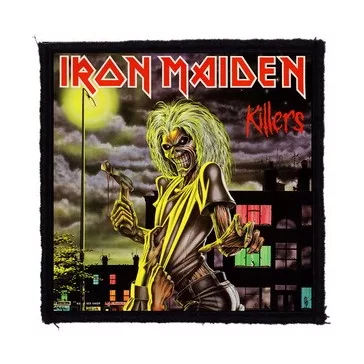 IRON MAIDEN: Killers (9,5 cm x 9,5 cm) (felvarró)