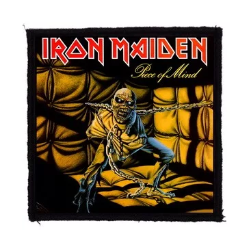 IRON MAIDEN: Piece Of Mind (9,5 cm x 9,5 cm) (felvarró)