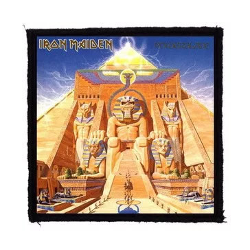 IRON MAIDEN: Powerslave (9,5 cm x 9,5 cm) (felvarró)