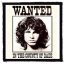 JIM MORRISON: Wanted (9,5 cm x 9,5 cm) (felvarró)