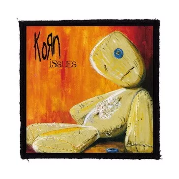 KORN: Issues (9,5 cm x 9,5 cm) (felvarró)