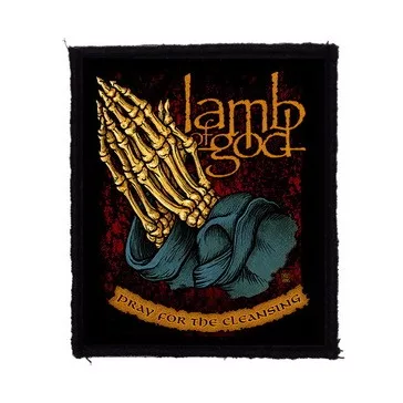 LAMB OF GOD: Pray (8 cm x 9,5 cm) (felvarró)