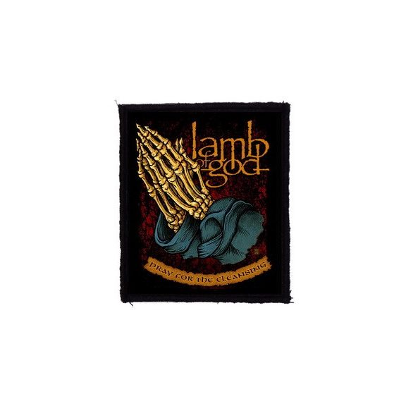 LAMB OF GOD: Pray (8 cm x 9,5 cm) (felvarró) LAMB OF GOD: Pray (8 cm x 9,5 cm) (felvarró)